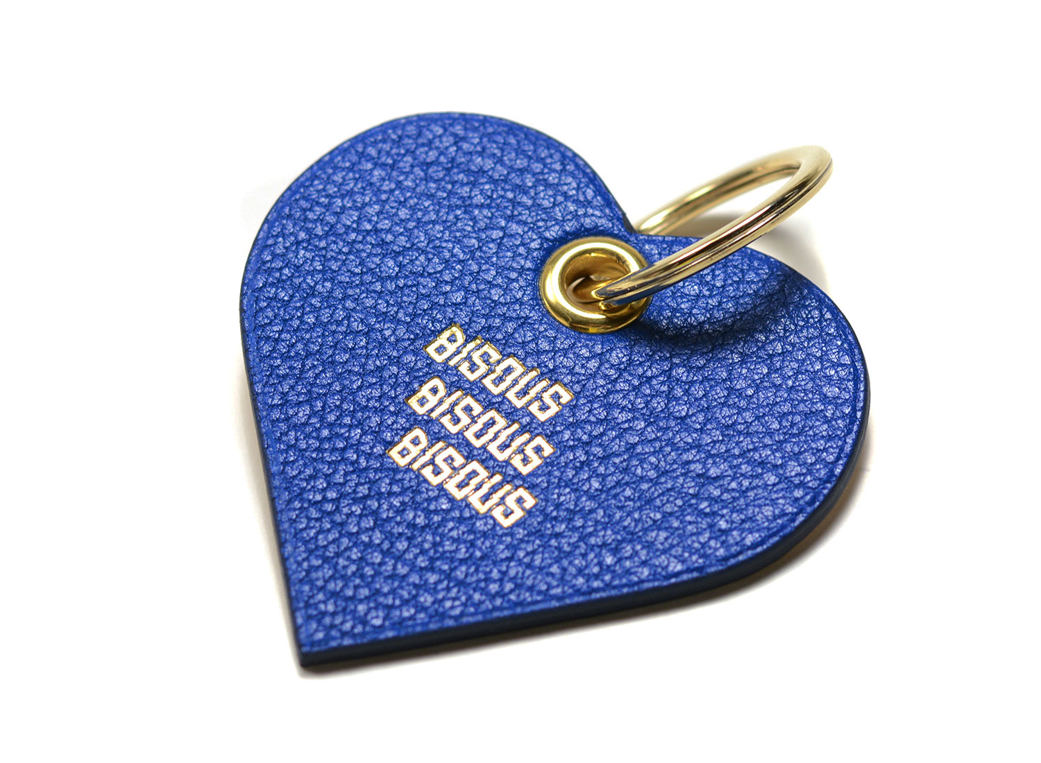 Bisous Skateboards Coeur Leather Key Ring Royal Blue 35 00 Acheter Ce