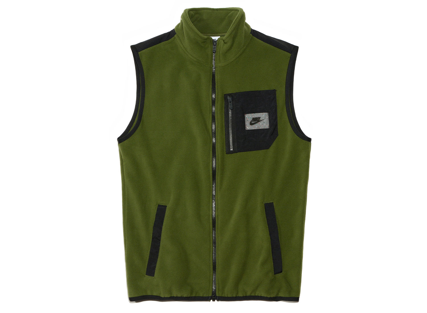 Online Nike Sportswear Essentials+ Fleece Vest Green DD5025-326 Mens Size Medium