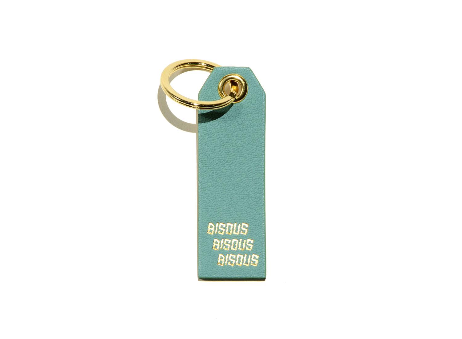 Bisous Skateboards Keyring Turquoise