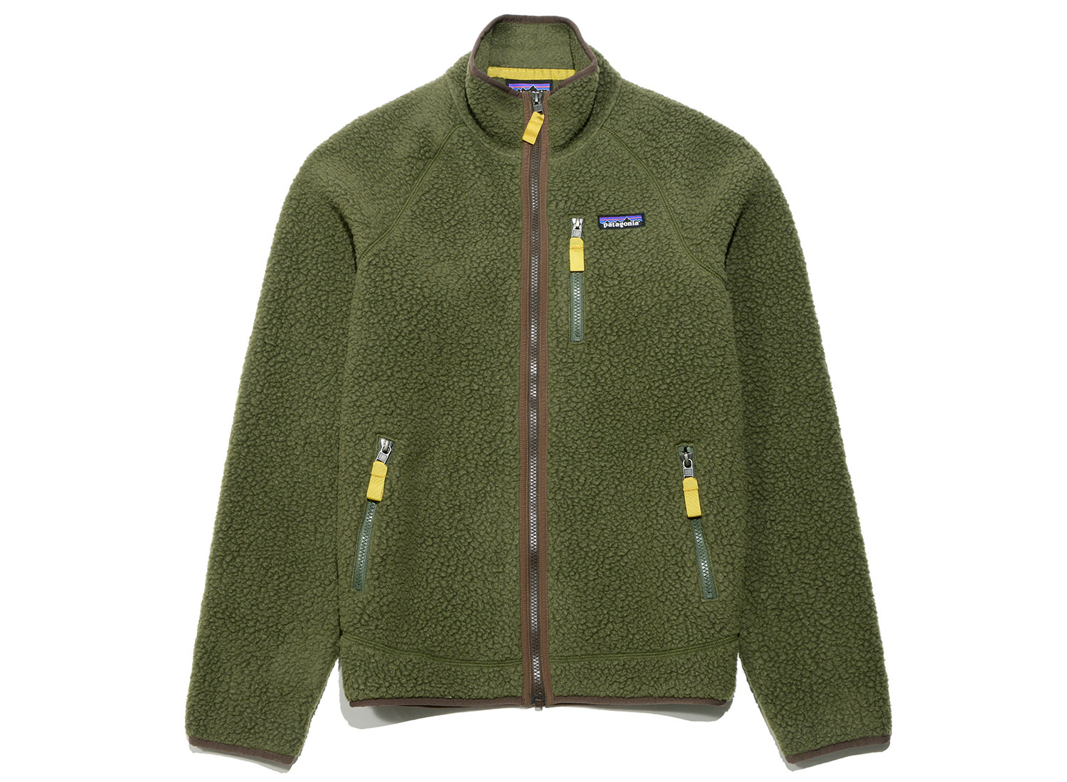 green fleece jacket men's