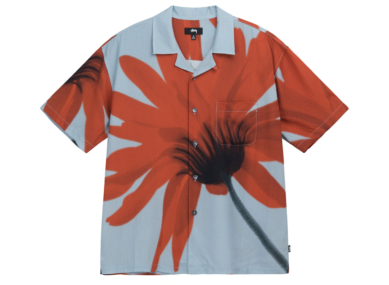 Stussy Halftone Flower Shirt