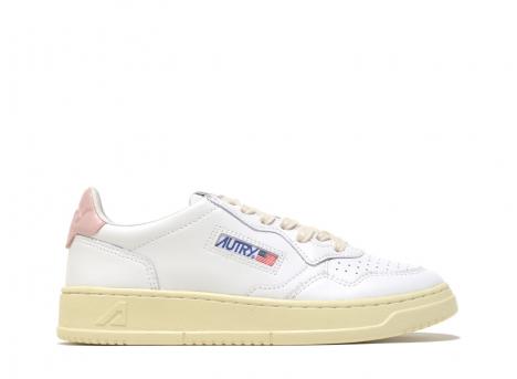 Autry 01 Low LL16 Leather White / Pink