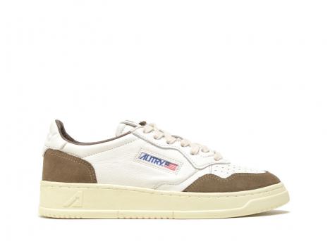 Autry Medalist Low GS34 Goat / Suede White / Cigar