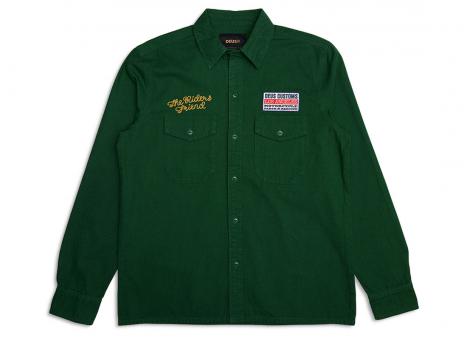 Deus Ex Machina Buckle Up Shirt Hillside Green