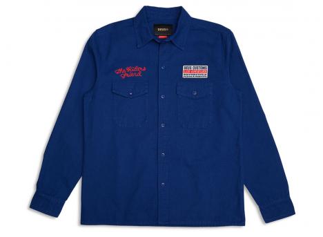 Deus Ex Machina Buckle Up Shirt Mechanic Blue