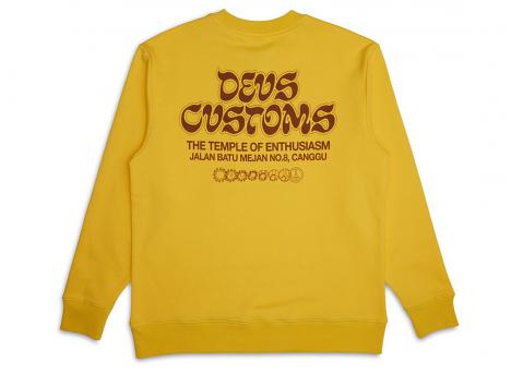 Deus Ex Machina Rinse Wash Crew Mimosa Gold