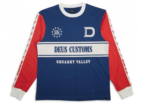 Deus Ex Machina Round Up LS Tee Red / Blue