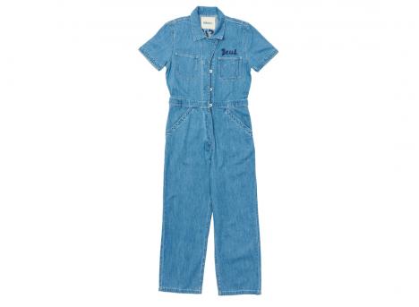 Deus Ex Machina Women Archival Coverall Bleach Stonewash