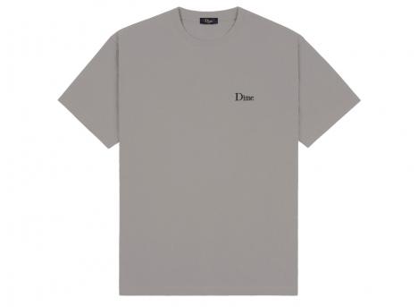 Dime Classic Small Logo Tshirt Charcoal