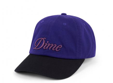 Dime Cursive Low Pro Cap Purple / Black