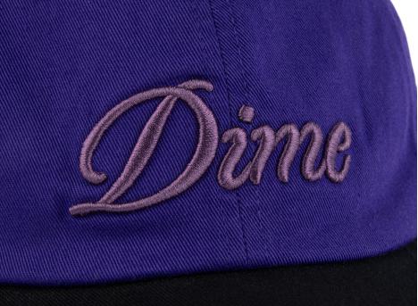 Dime Cursive Low Pro Cap Purple / Black