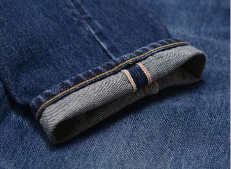 Edwin Loose Tapered Kurabo Denim Blue Dark Used I030700