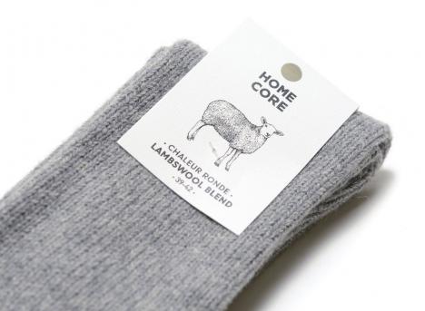 Homecore Wool Socks Space Grey