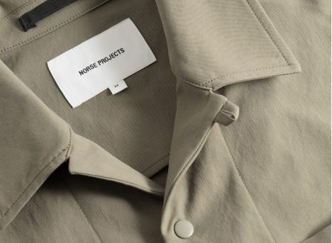 Norse Projects Carsten Solotex Twill Shirt Sediment Green