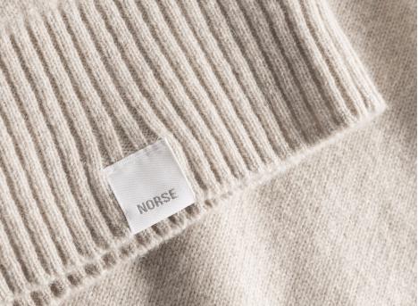 Norse Projects Norse Standard Merino Lambswool Cardigan Oatmeal