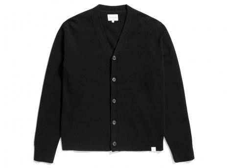 Norse Projects Norse Standard Merino Lambswool Cardigan Black