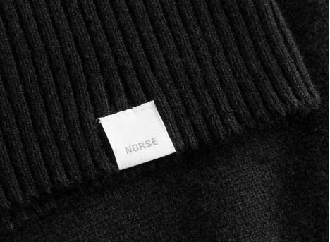 Norse Projects Norse Standard Merino Lambswool Cardigan Black