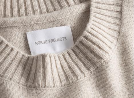 Norse Projects Norse Standard Merino Lambswool Sweater Oatmeal