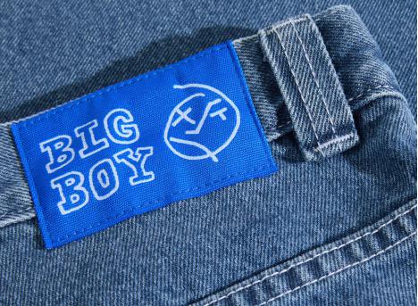 Polar Skate Co Big Boy Work Pants Blue Wash