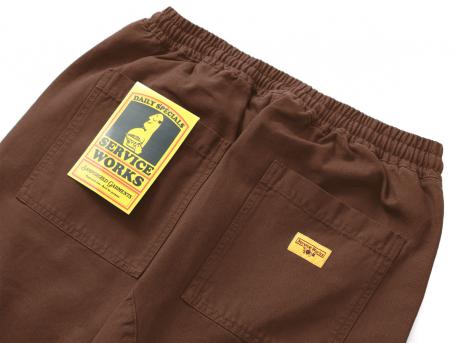 Service Works Canvas Chef Pants Brown