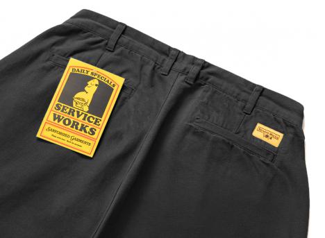 Service Works Canvas Part Timer Pants Black