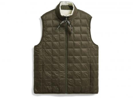 Taion Down x Boa Reversible Down Vest Olive / Ivory