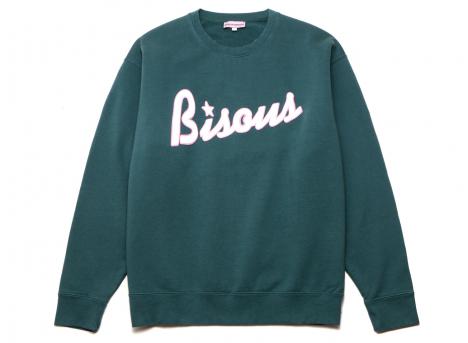 Bisous Skateboards Lounge Crewneck Forest