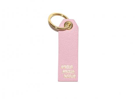 Bisous Skateboards Keyring Pink