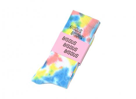 Bisous Skateboards Socks Bisous X3 Tie & Dye