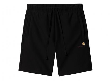 Carhartt American Script Sweat Short Black I031685