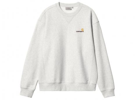 Carhartt American Script Sweatshirt Ash Heather I025475