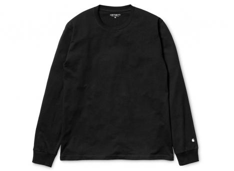 Carhartt Base Tshirt LS Black/White I026265