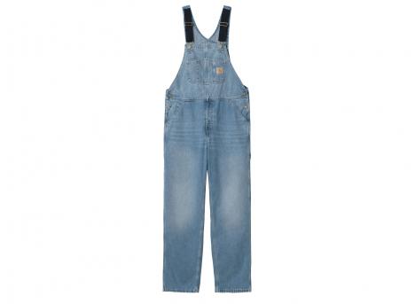 Carhartt Bib Overall Blue Light True Washed I022946