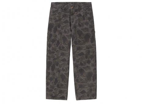 Carhartt Single Knee Pant Camo Duck Green / Graphite Garment Dyed I033896