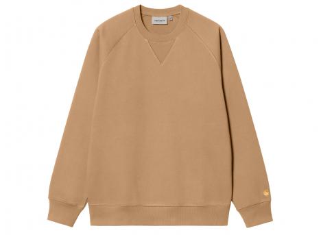 Carhartt Chase Sweat Peanut / Gold I033660