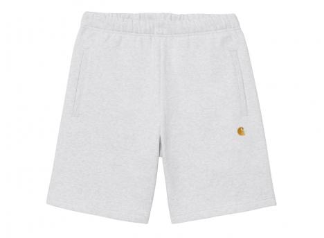 Carhartt Chase Sweat Short Ash Heather / Gold I033669