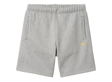 Carhartt Chase Sweat Short Grey Heather / Gold I033669