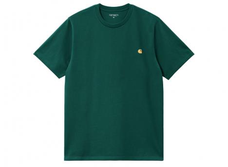 Carhartt Chase Tshirt Chervil / Gold I026391