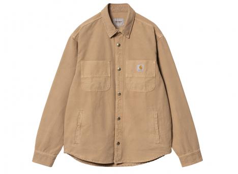 Carhartt Conro Shirt Jac Peanut Stone Dyed I033767