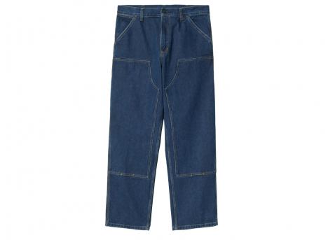 Carhartt Double Knee Pant Blue Stone Washed I032699