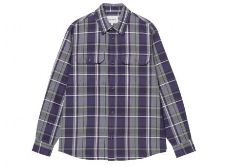 Carhartt Hobart Shirt Check Aura I033820