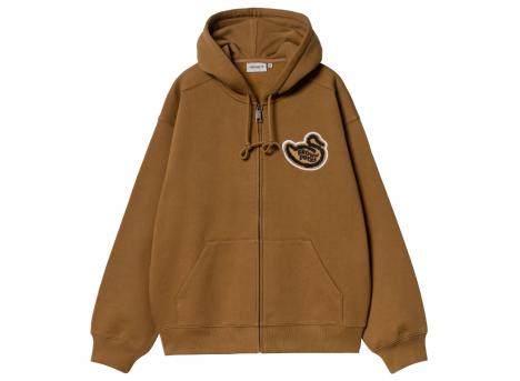 Carhartt Hooded Brown Ducks Jacket Hamilton Brown I033931