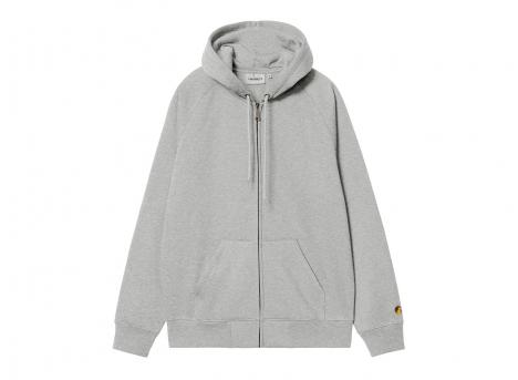 Carhartt Hooded Chase Jacket Grey Heather / Gold I033664