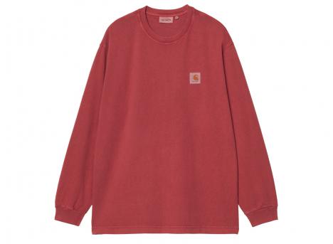 Carhartt LS Vista Tshirt Scarlet Garment Dyed I030779