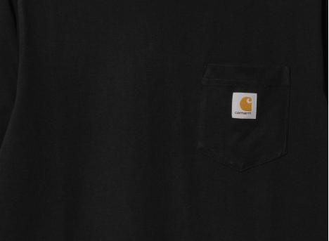 Carhartt LS Pocket Tshirt Black I030437