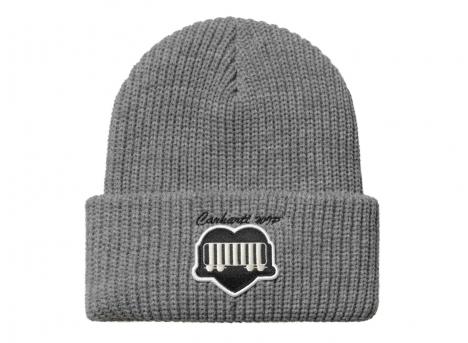 Carhartt OG Heart Train Beanie Grey I033869