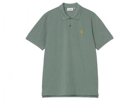 Carhartt Chase Pique Polo Silver Pine / Gold I023807