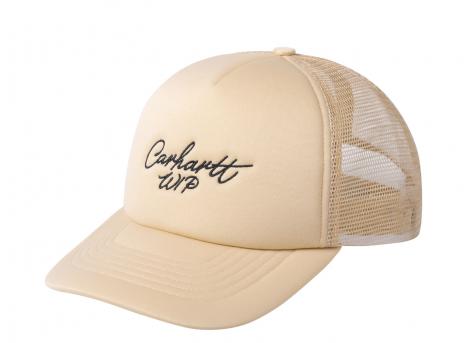 Carhartt Signature Trucker Cap Cornsilk / Black I034024