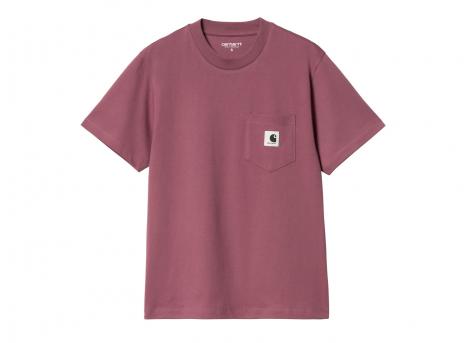 Carhartt W Pocket Tshirt Dusty Fuchsia I032215