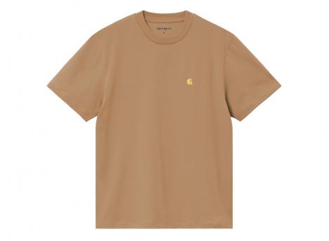 Carhartt Women Chase Tshirt Peanut / Gold I033045